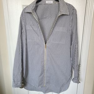 Zip Up Calvin Klien Blouse